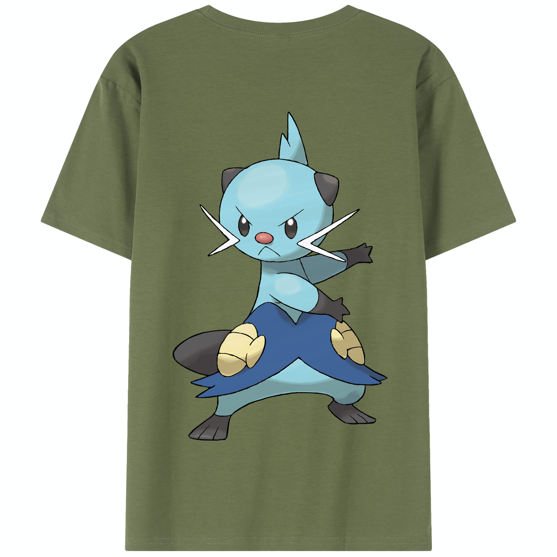 （画像用） ポケットモンスター Pokémon 綿100％半袖Tシャツ（背面プリント）